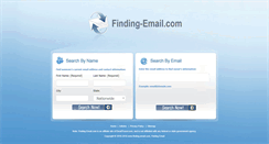 Desktop Screenshot of finding-email.com